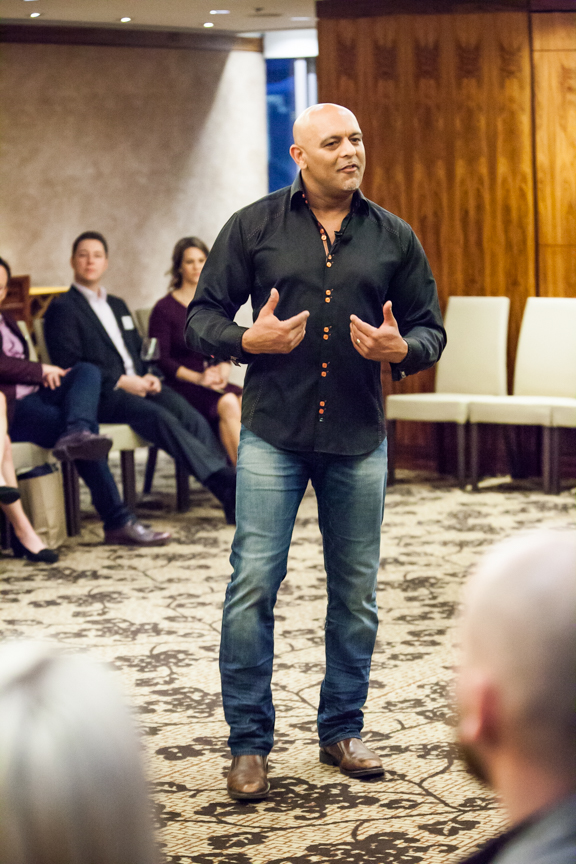 Satyen Raja at EO event