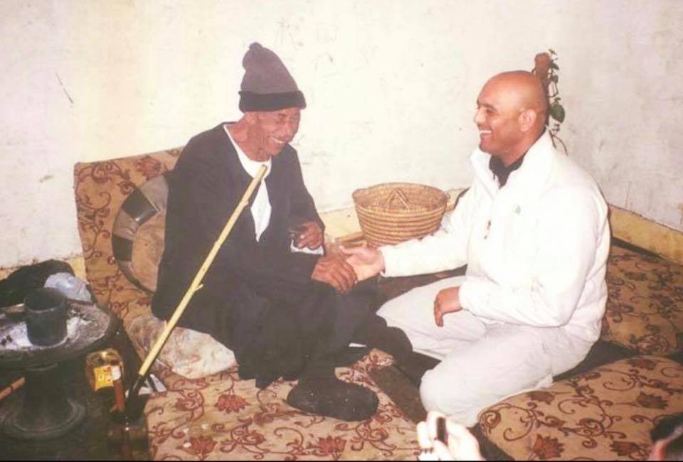 Satyen with Hakim in Egypt