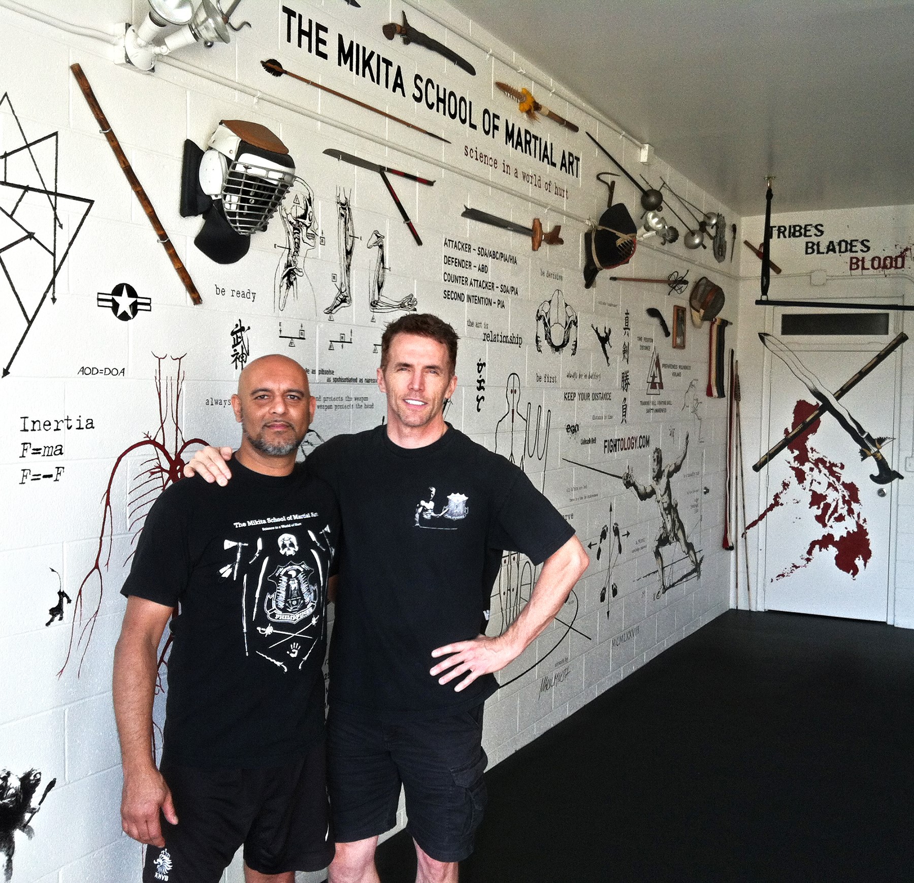 Satyen Raja with Mark Mikita